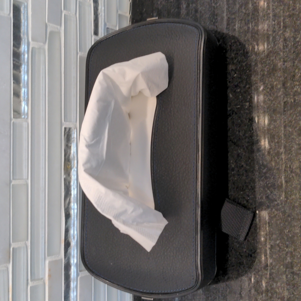 Car Seat Head Rest Tissue Holder Buckle On